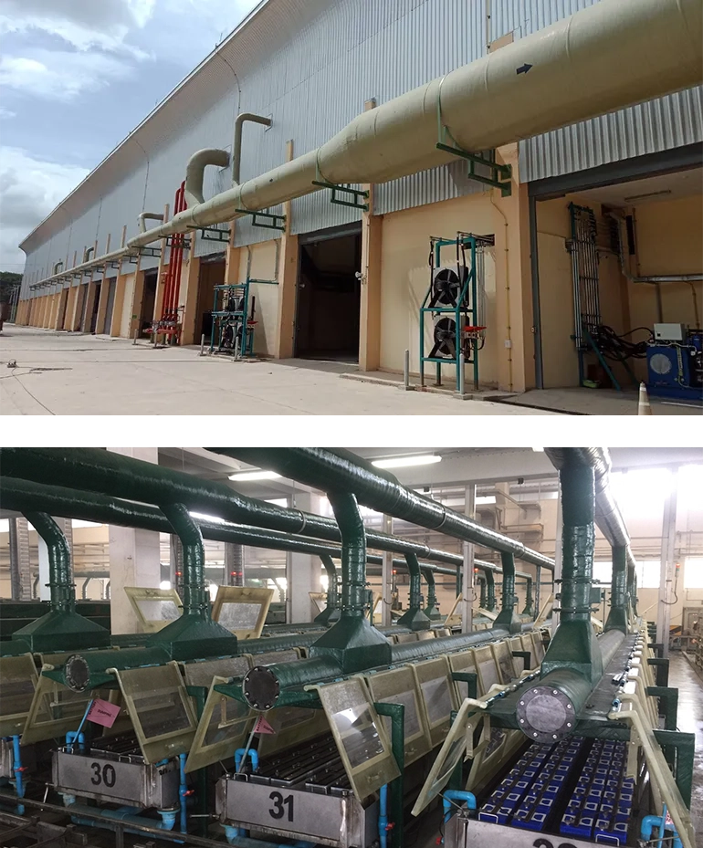 gencon product  ระบบท่อไฟเบอร์กลาส FRP Ducting System