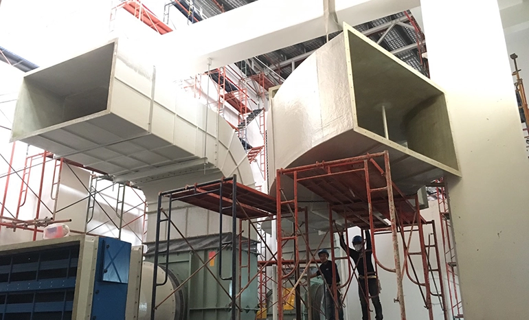 gencon product  ระบบท่อไฟเบอร์กลาส FRP Ducting System