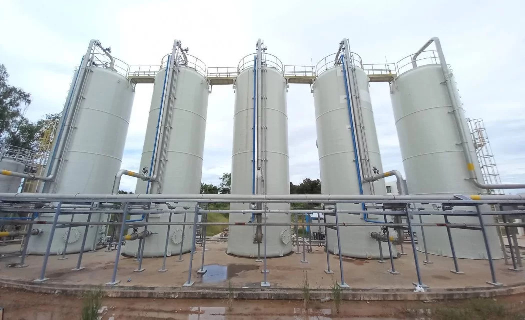 ระบบไบโอสครับเบอร์สำหรับกำจัดก๊าซ H₂S ในโรงงานอุตสาหกรรม