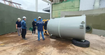 Customer Inspection – FRP Tank Project by GENCON