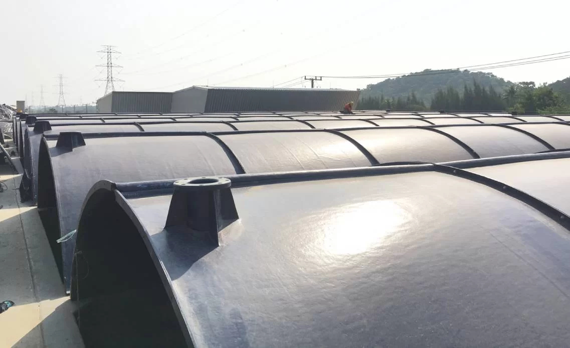 FRP Roof for Wastewater Treatment Pond
