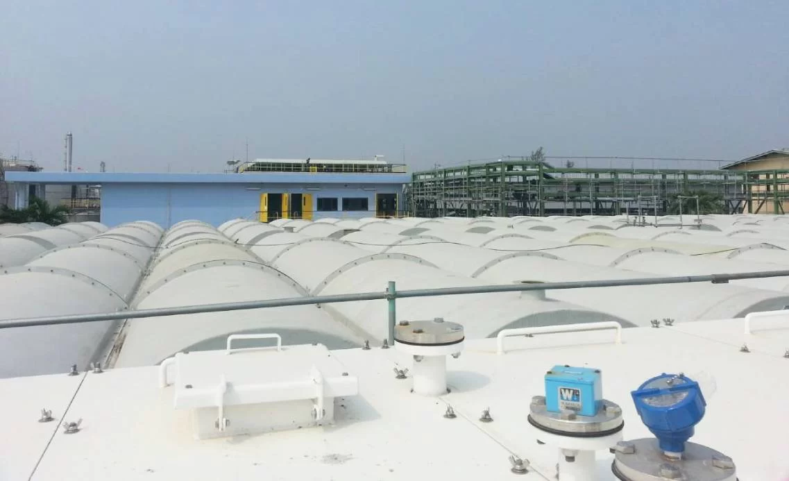 FRP Roof for Wastewater Treatment Pond