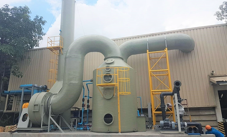 gencon product Wet Scrubber ระบบบำบัดอากาศเสีย