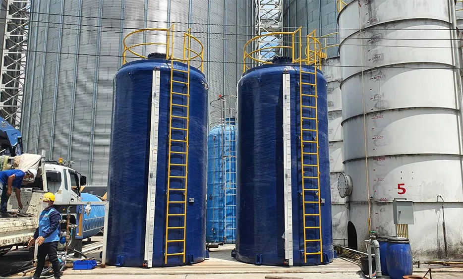 gencon ถังไฟเบอร์กลาส / ถังสารเคมี FRP Storage Tank